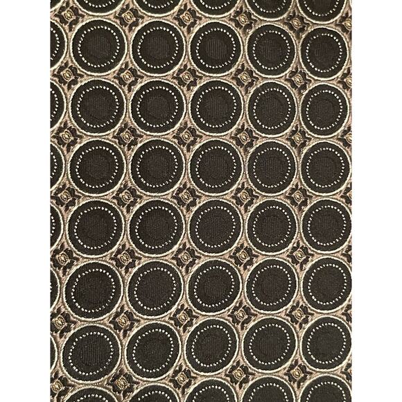 Van Maur By J.z Richards Black Hand Made 100% Silk Men’s Neck Tie Made In Usa - Picture 11 of 11